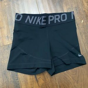 black nike pro shorts
